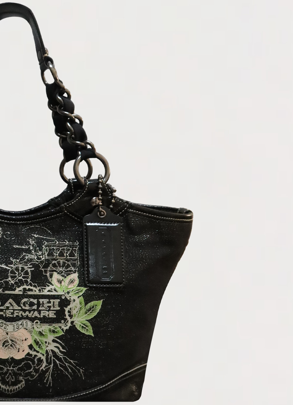 TATTOO PEGASUS TOTE SHOULDER BAG
