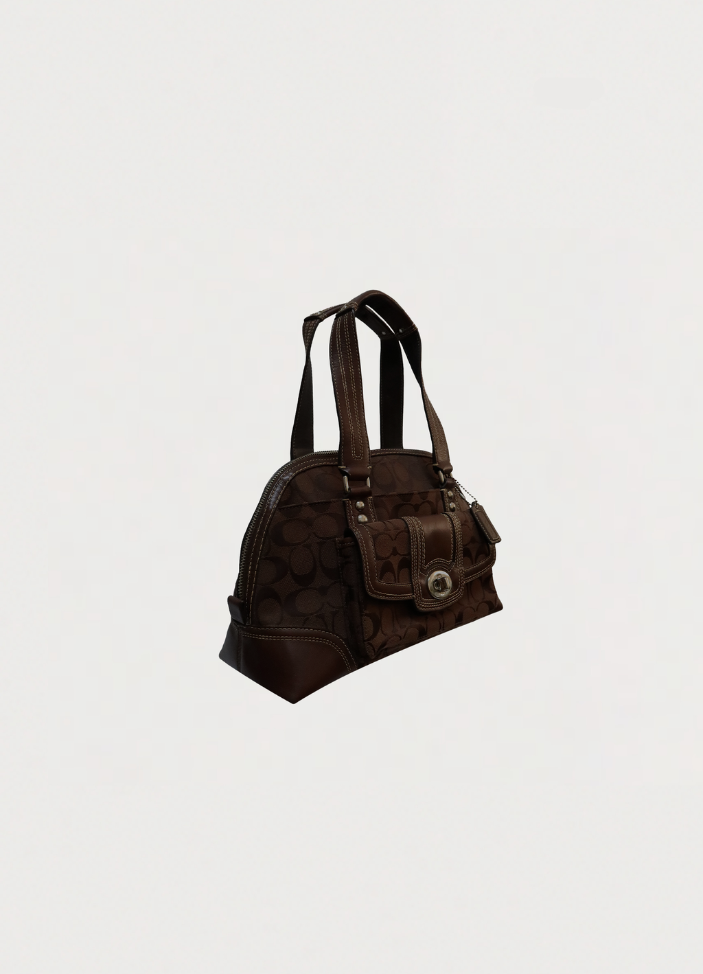 HAMPTONS SIGNATURE DOMED SATCHEL BAG