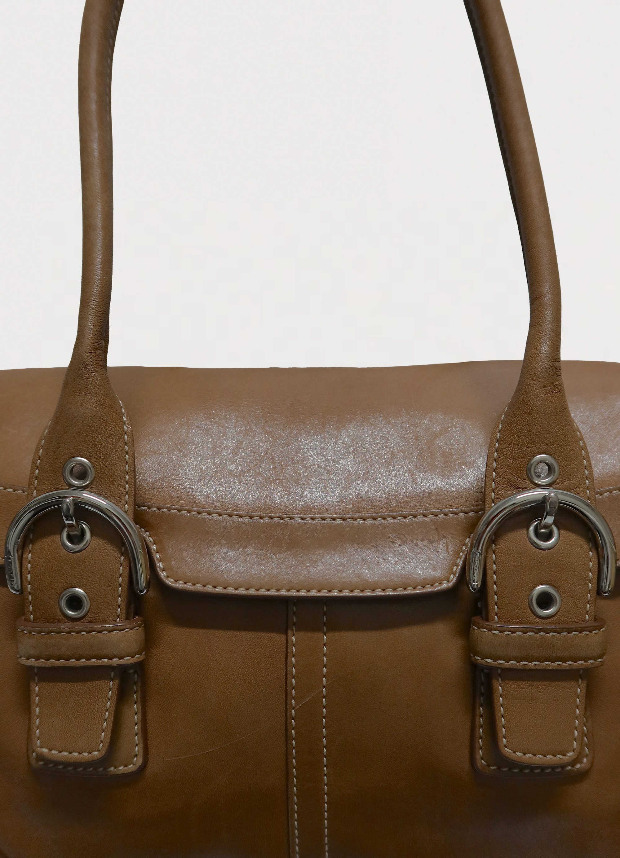 HAMPTONS SOHO FLAP SATCHEL BAG