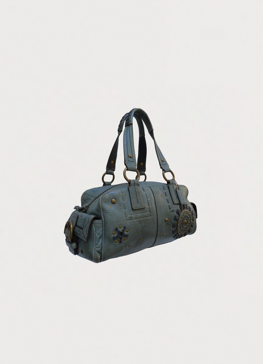 MIA STUDDED STARBURST SATCHEL SHOULDER BAG