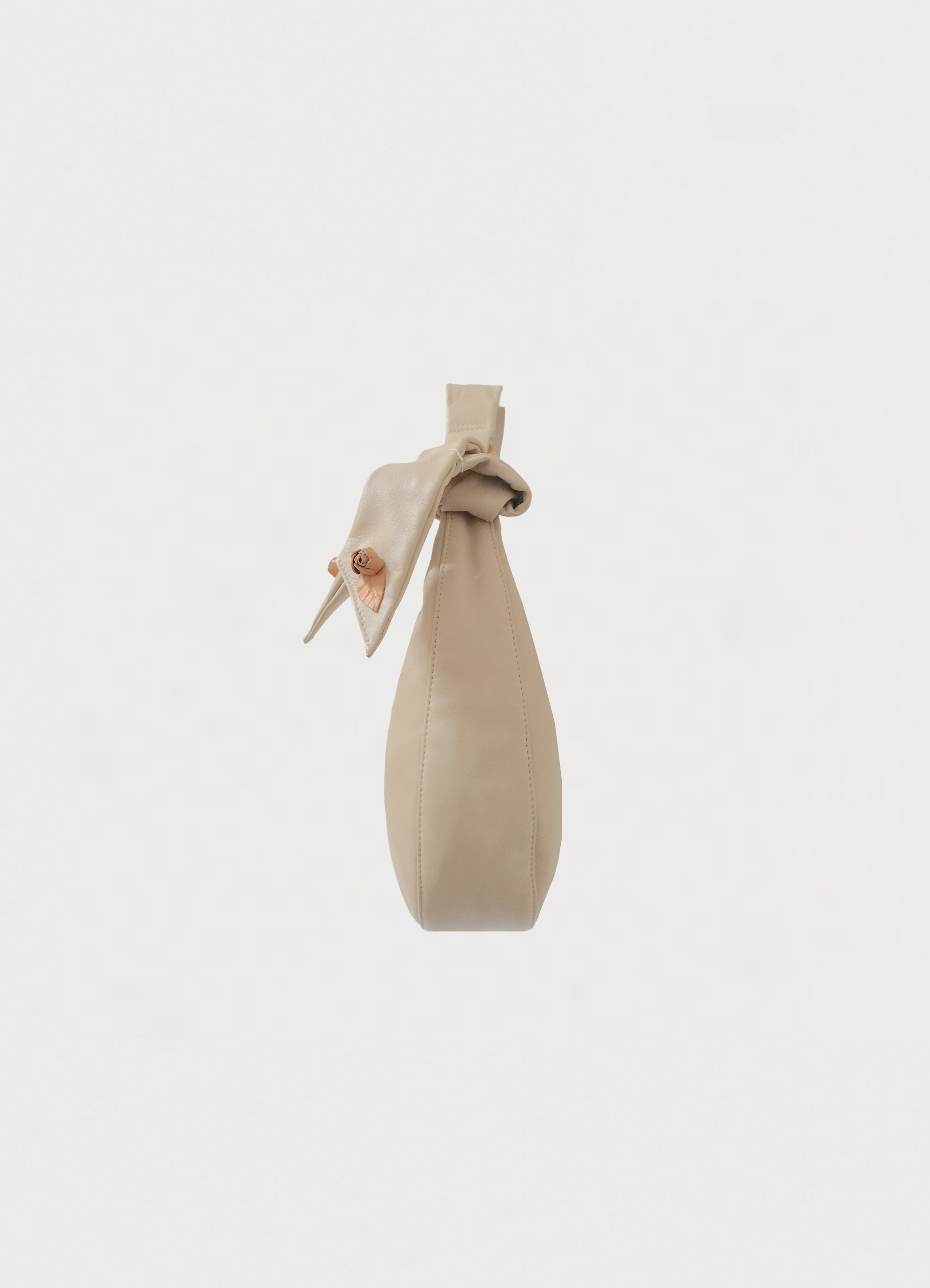 LE PILAGE ROSEAU KNOTTED HOBO BAG