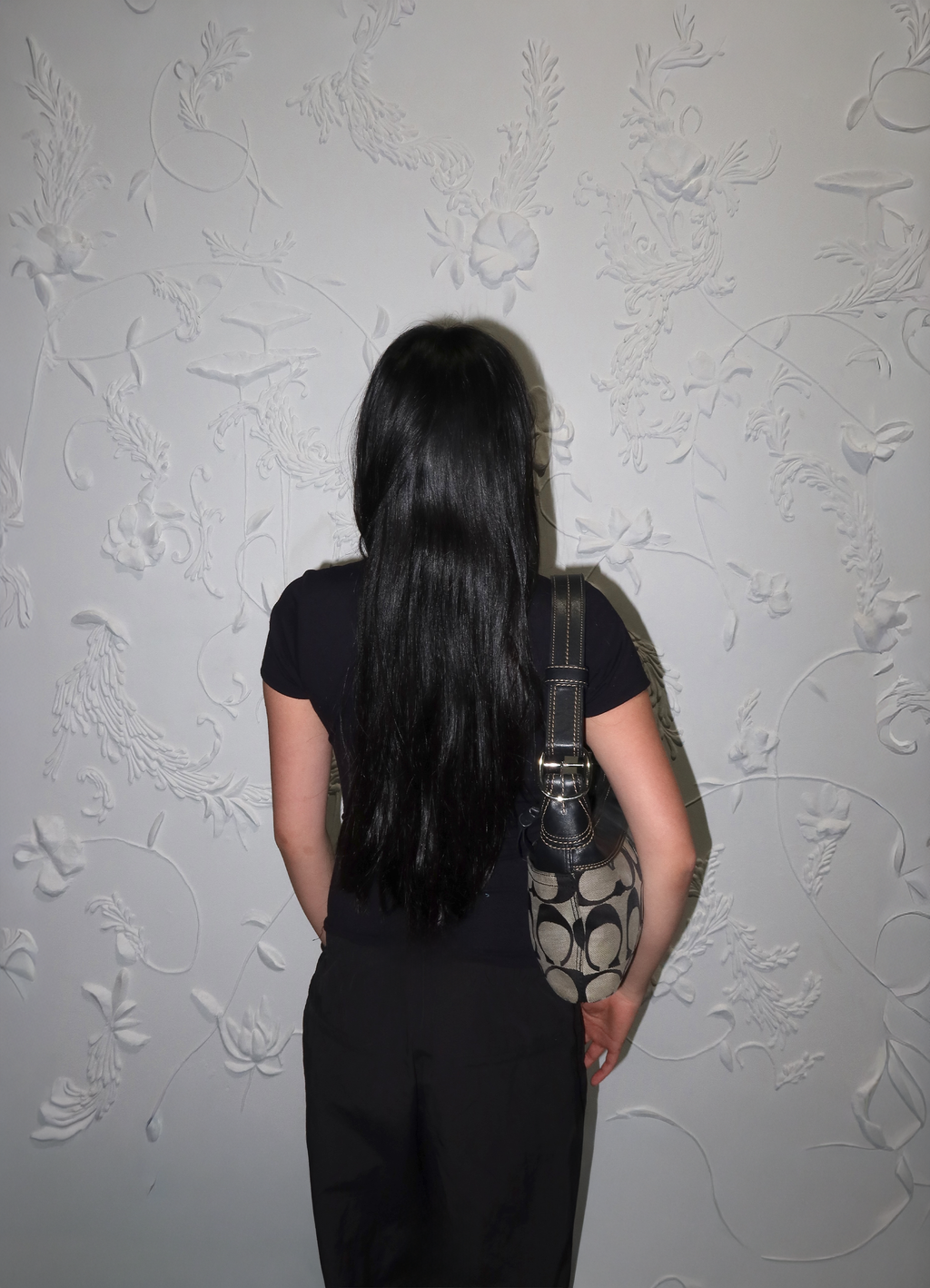 BLEECKER SIGNATURE CANVAS SHOULDER BAG