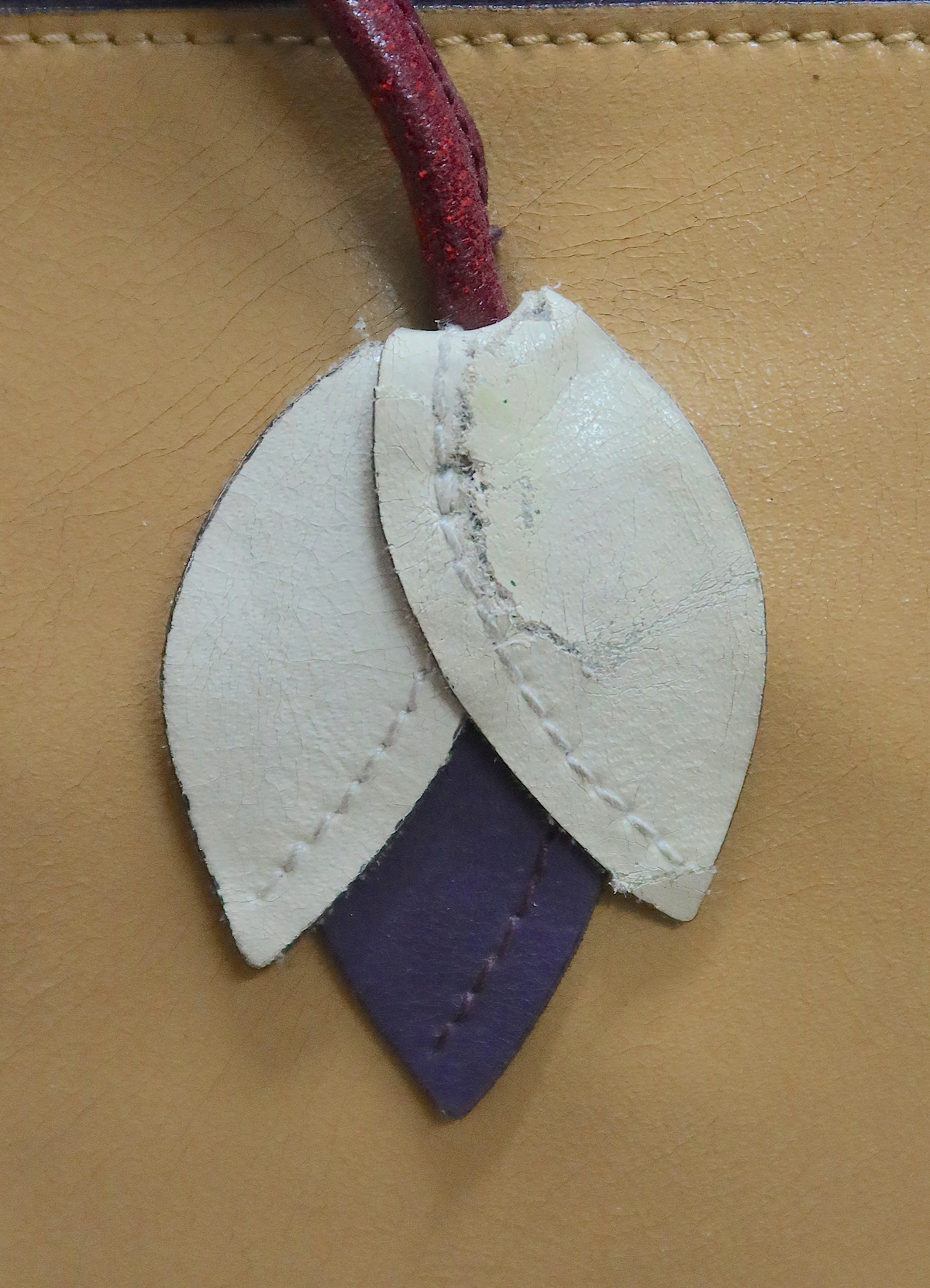LEAF COLOURBLOCK SHOULDER BAG