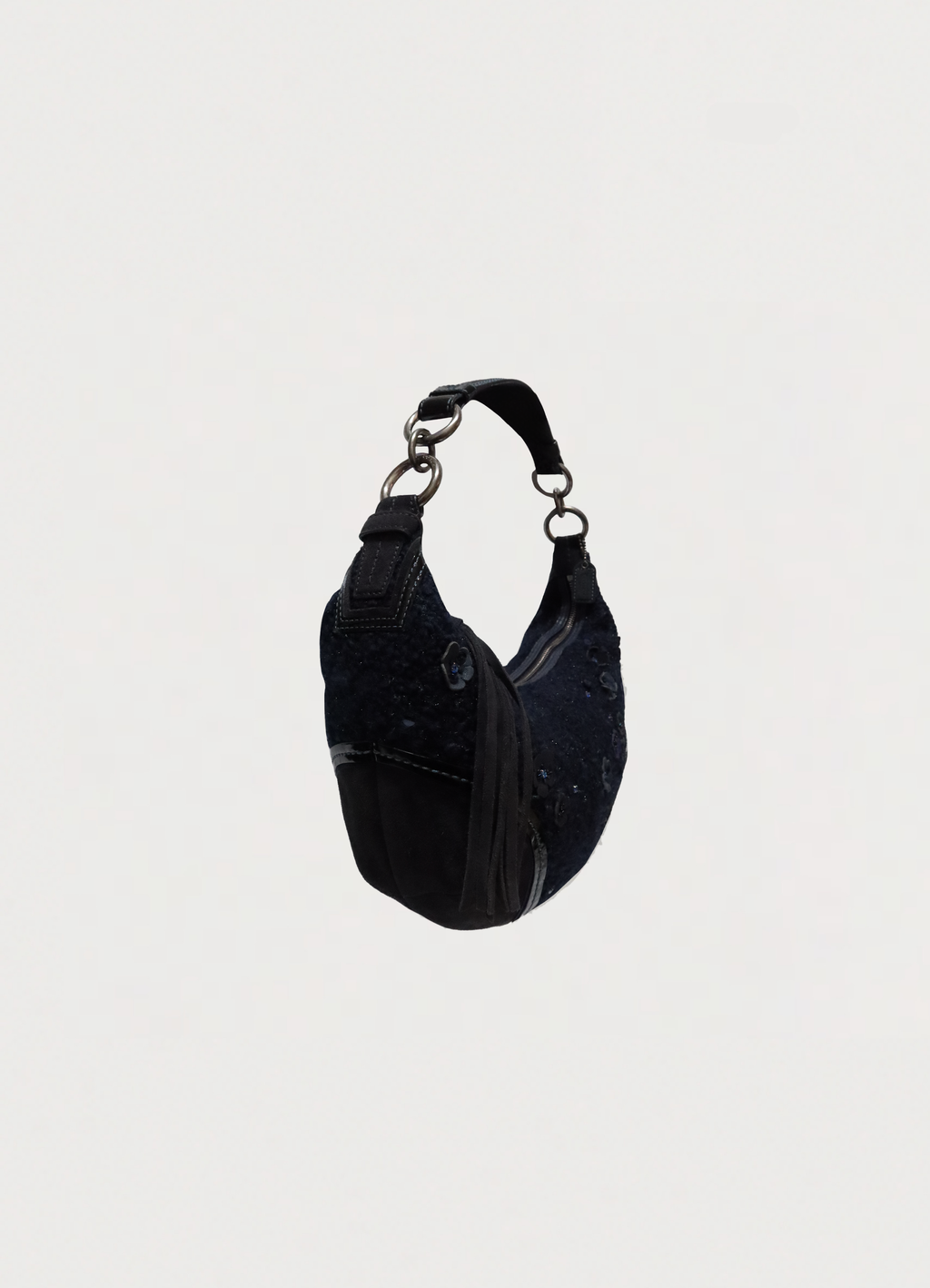 CHELSEA TWEED FLORAL HOBO BAG