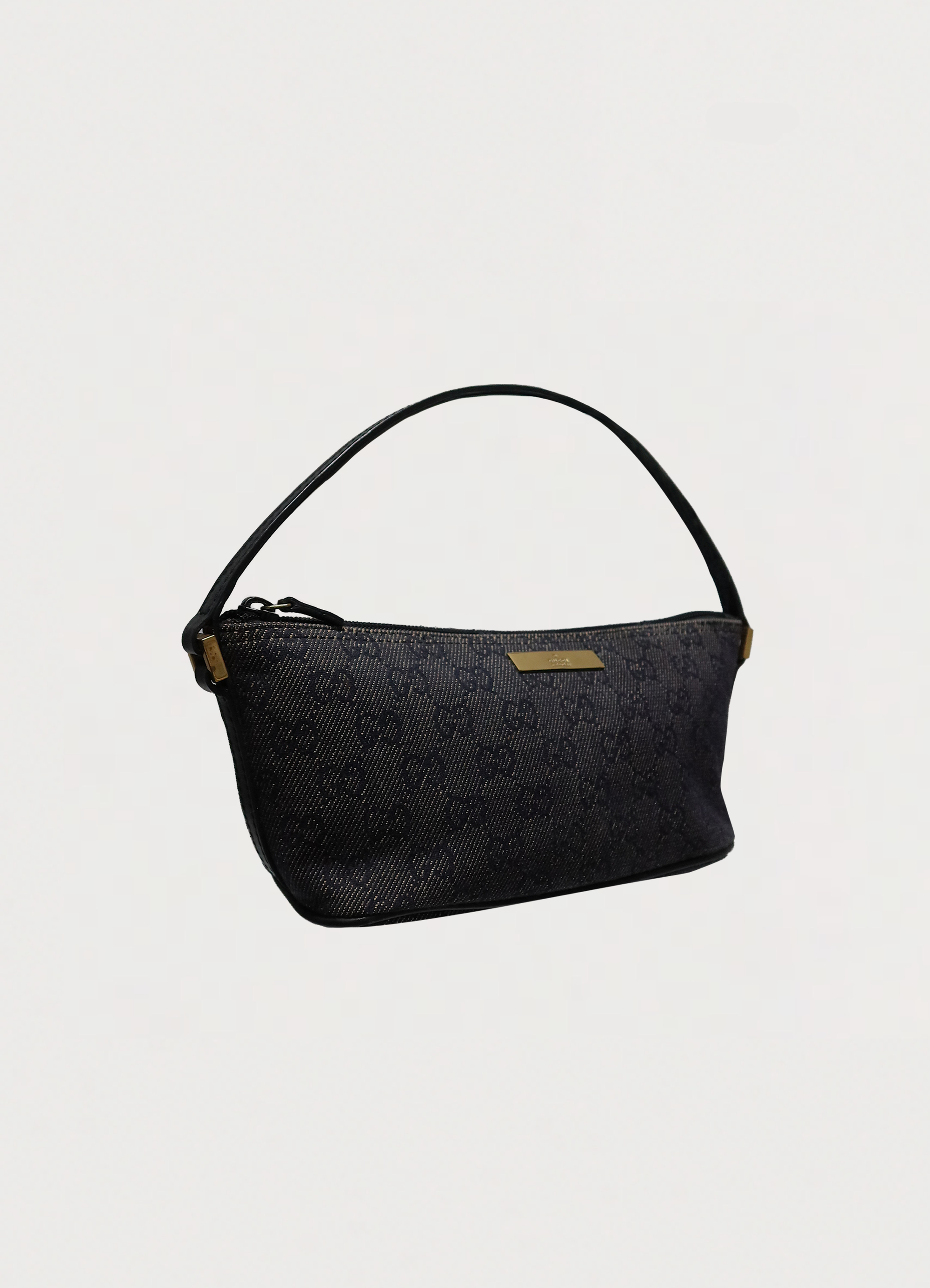 GG MONOGRAM BOAT BAGUETTE BAG