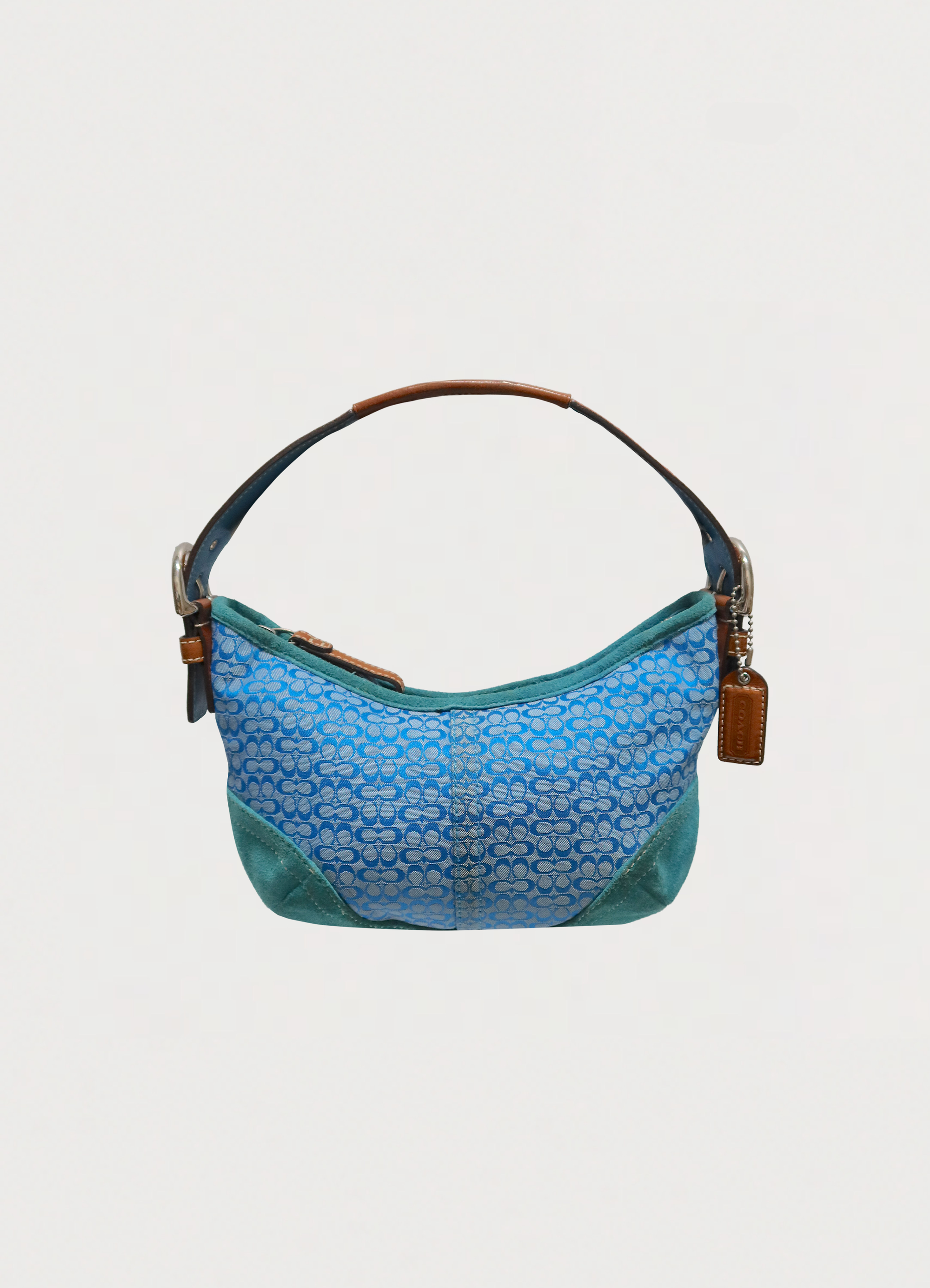 RARE AZURE BLUE SOHO HOBO MINI BAG