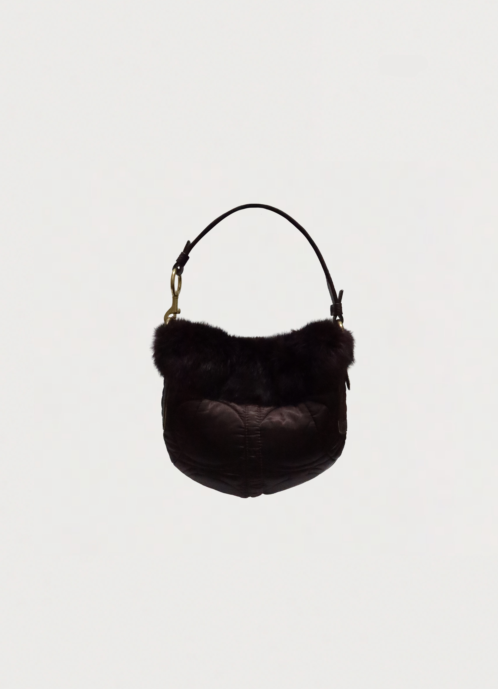SOHO SKI BUNNY QUILTED HOBO BAG