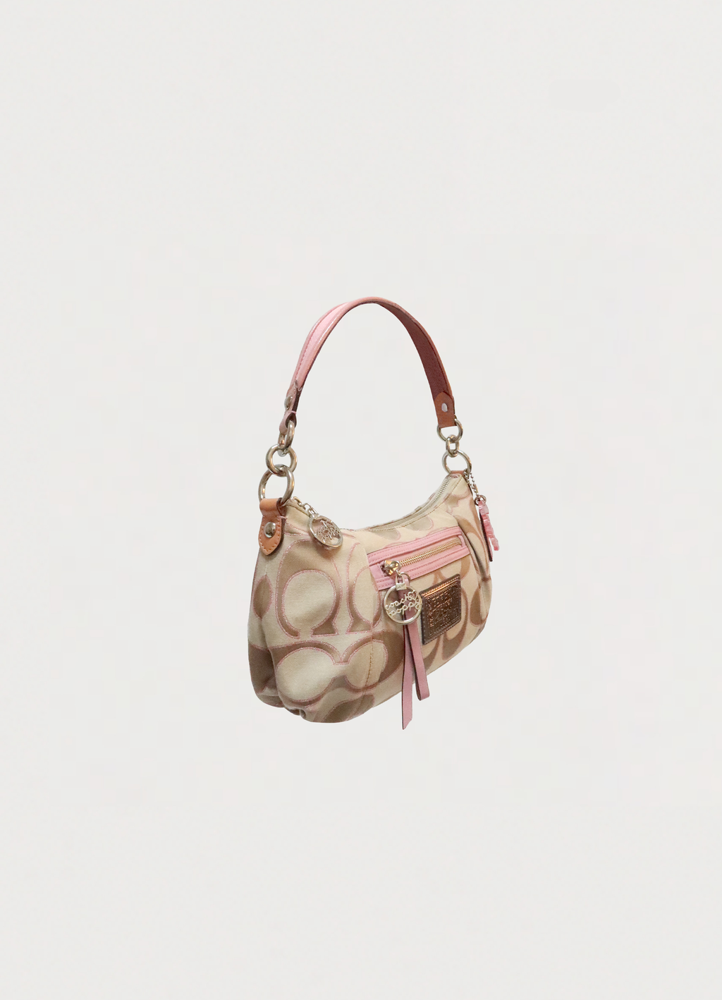 POPPY SIGNATURE SATIN LUREX GROOVY SHOULDER BAG