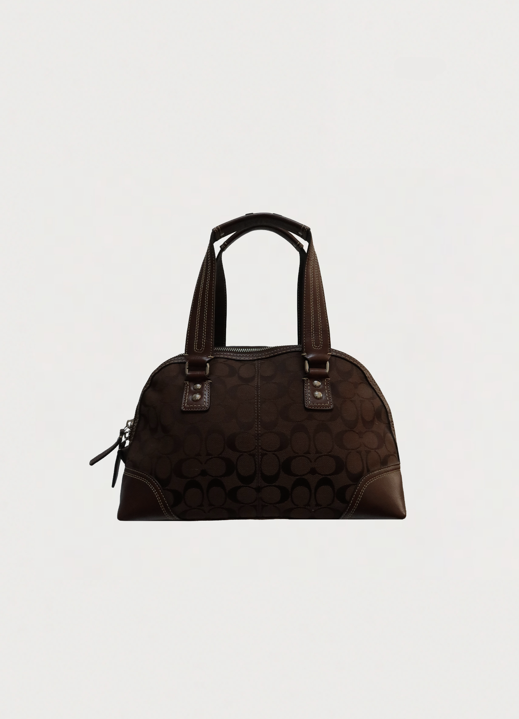 HAMPTONS SIGNATURE DOMED SATCHEL BAG