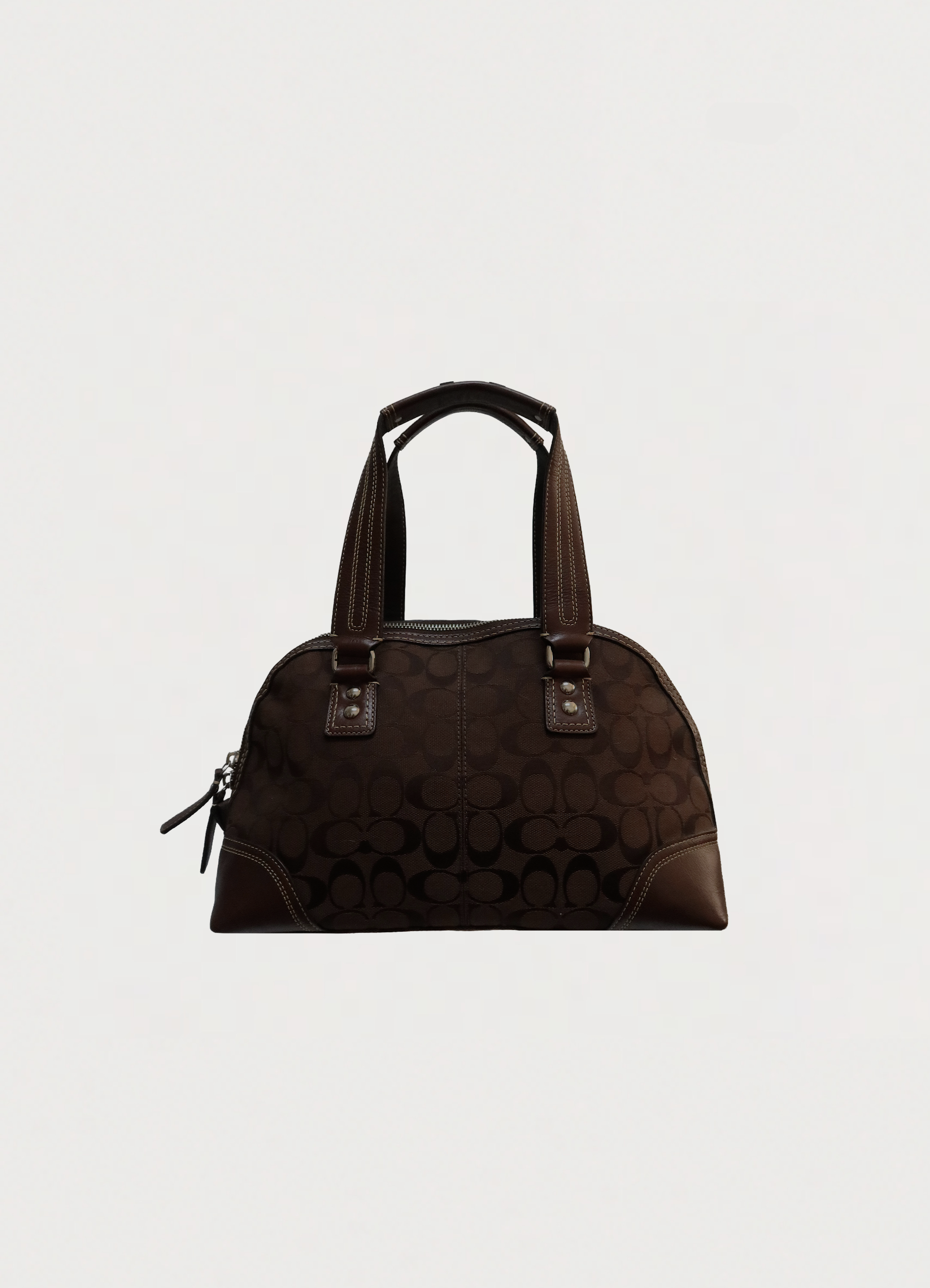 HAMPTONS SIGNATURE DOMED SATCHEL BAG