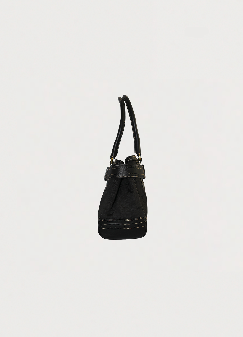 HAMPTONS MONOGRAM CARRYALL SATCHEL BAG