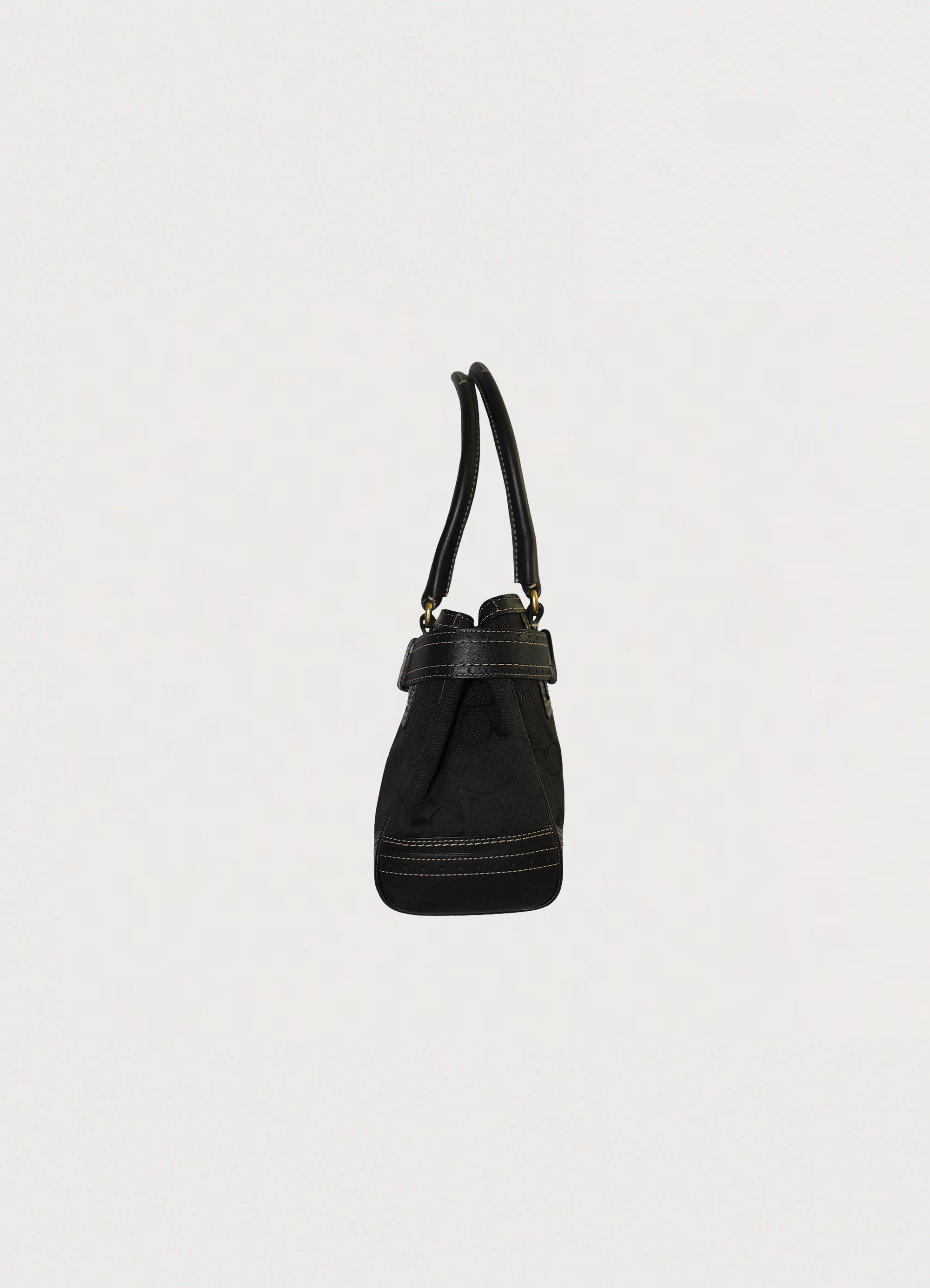 HAMPTONS MONOGRAM CARRYALL SATCHEL BAG
