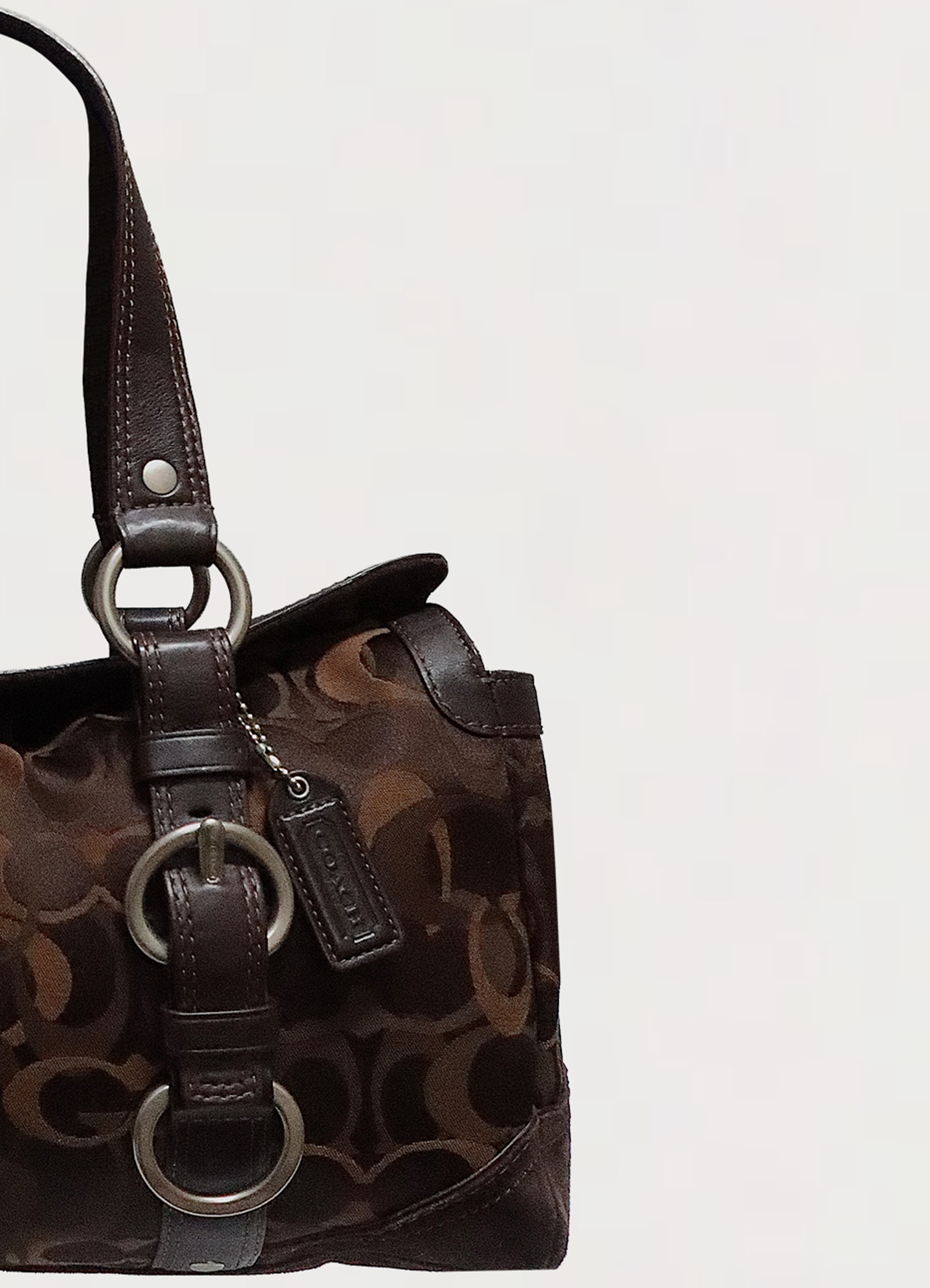 CHELSEA OPTIC DUFFLE SATCHEL BAG