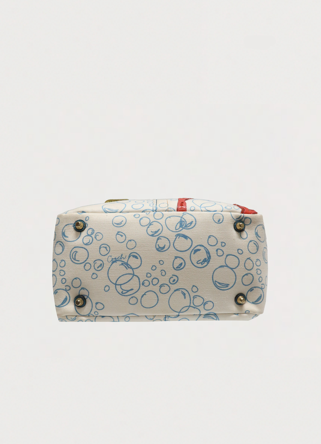 LIMITED EDITION RESORT BUBBLE FISH CORAL TOTE BAG