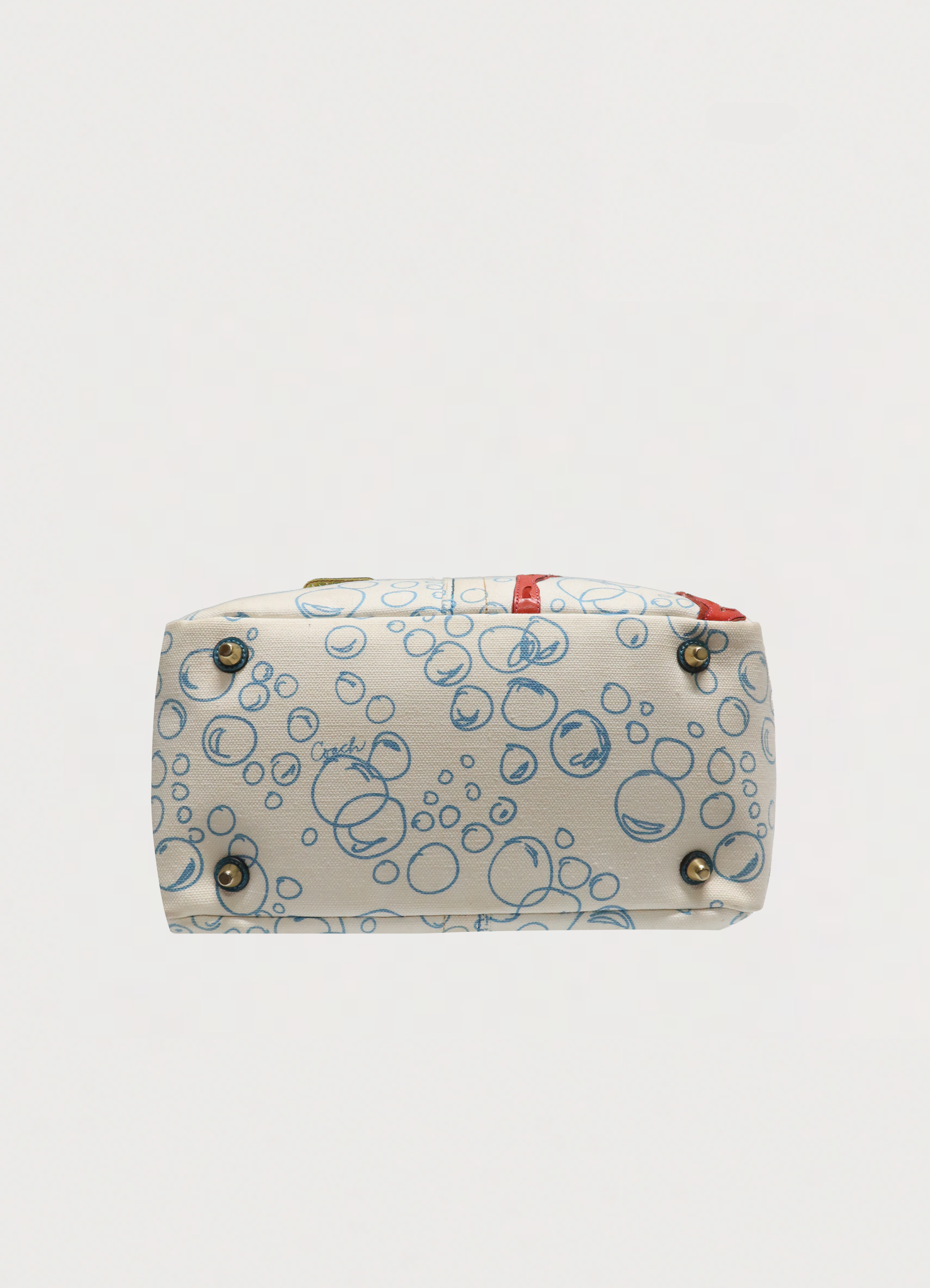 LIMITED EDITION RESORT BUBBLE FISH CORAL TOTE BAG