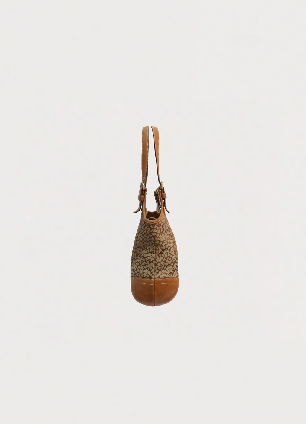 MINI C SIGNATURE SLIM HOBO BAG