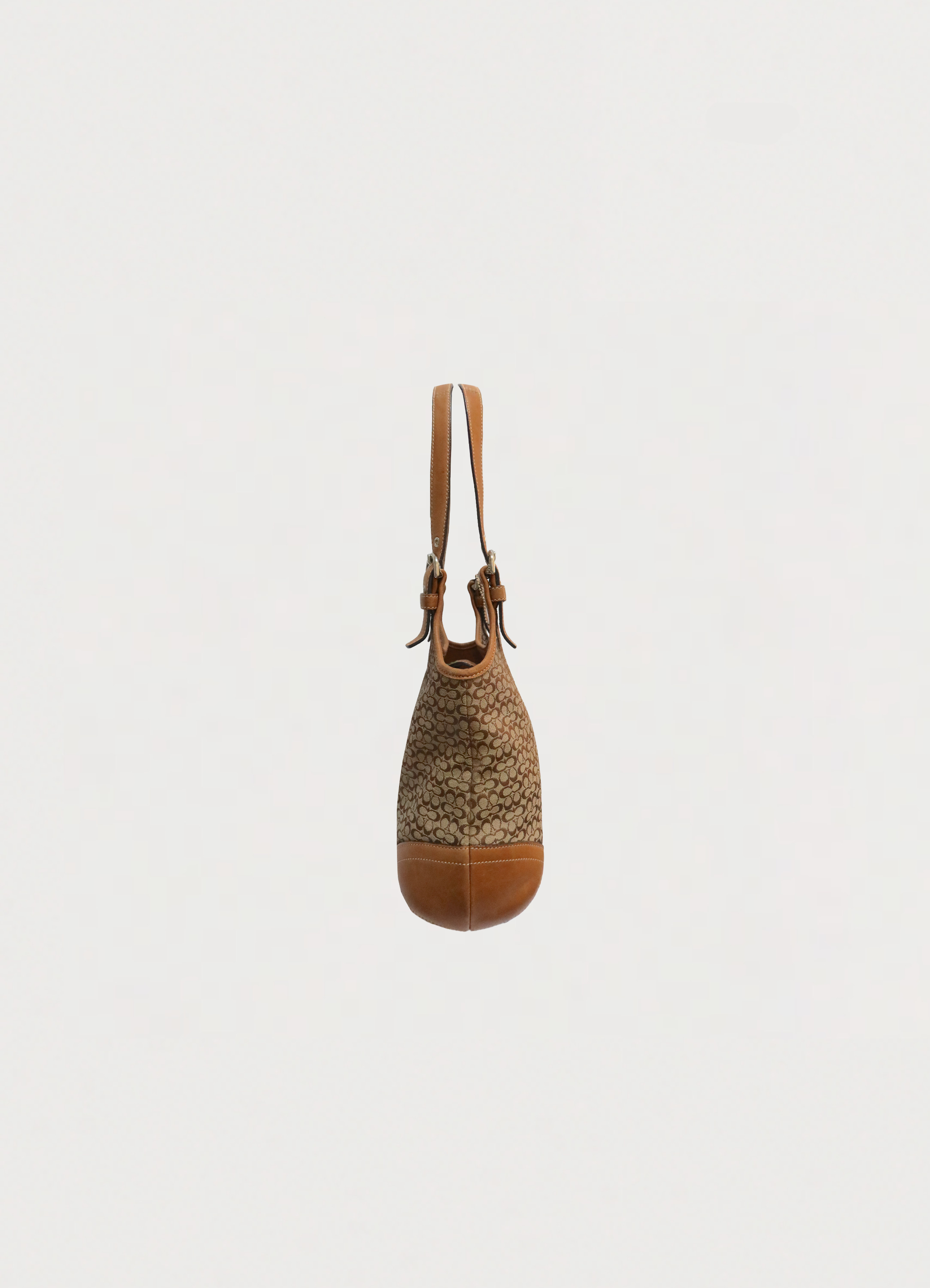 MINI C SIGNATURE SLIM HOBO BAG