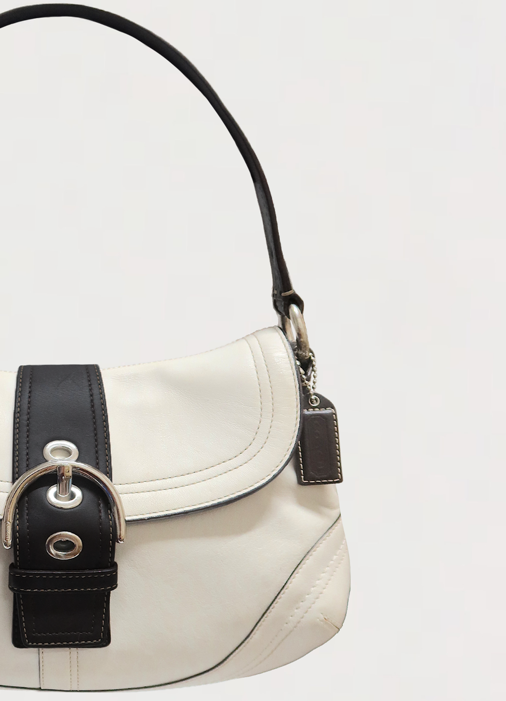 SOHO BUCKLE FLAP SHOULDER BAG