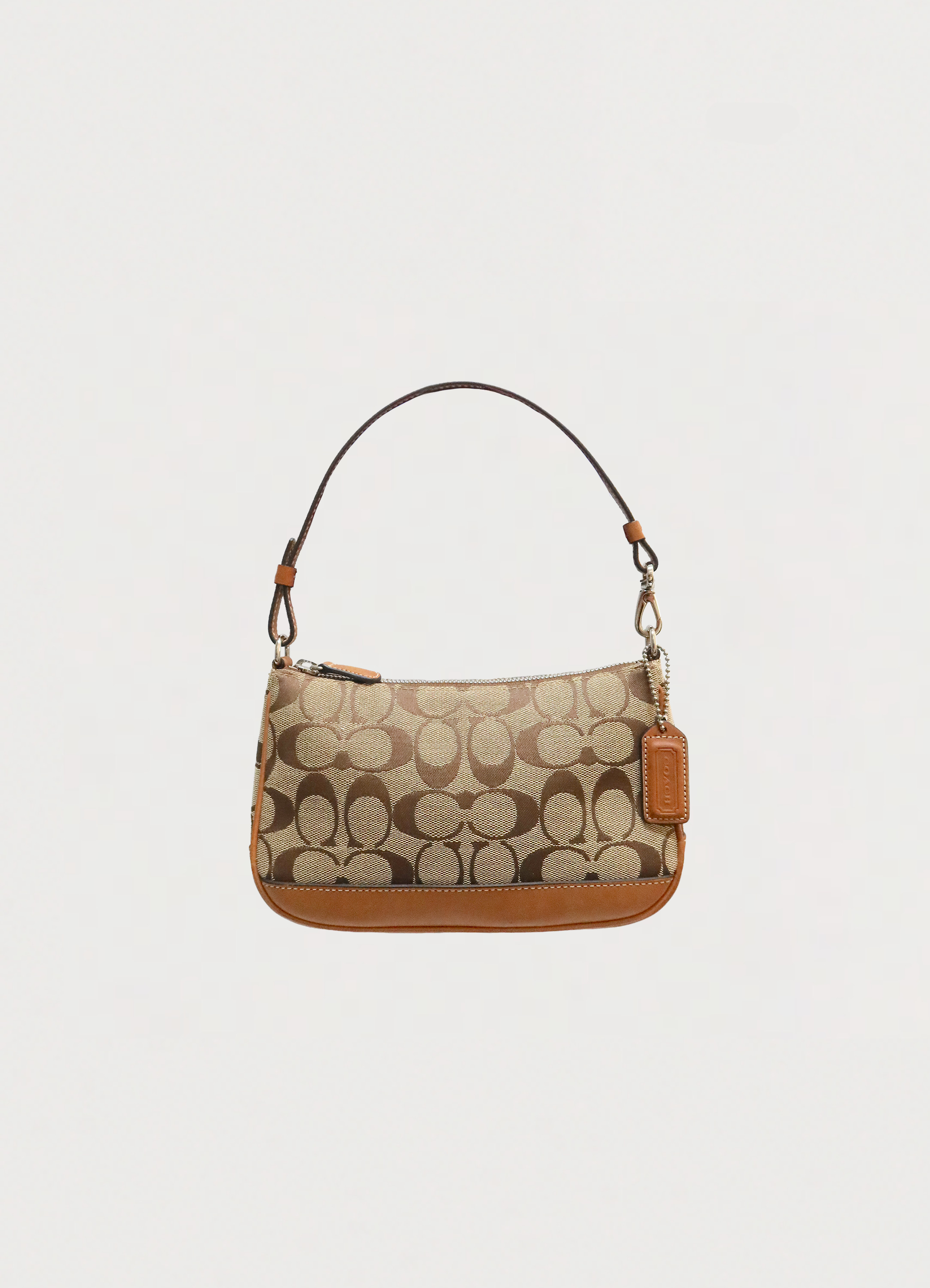 SIGNATURE DEMI POCHETTE BAG