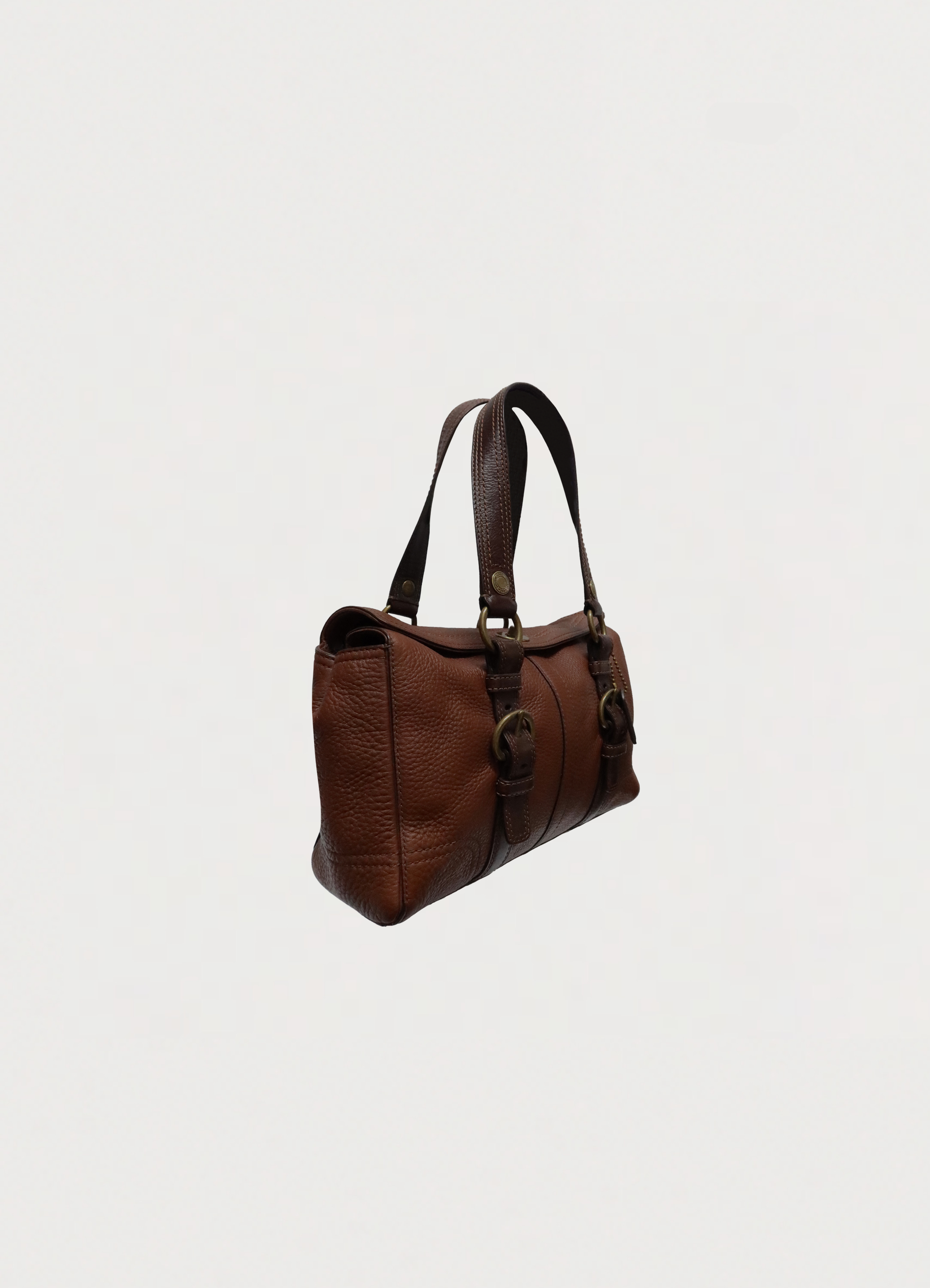 CHELSEA TURNLOCK LEATHER SATCHEL BAG