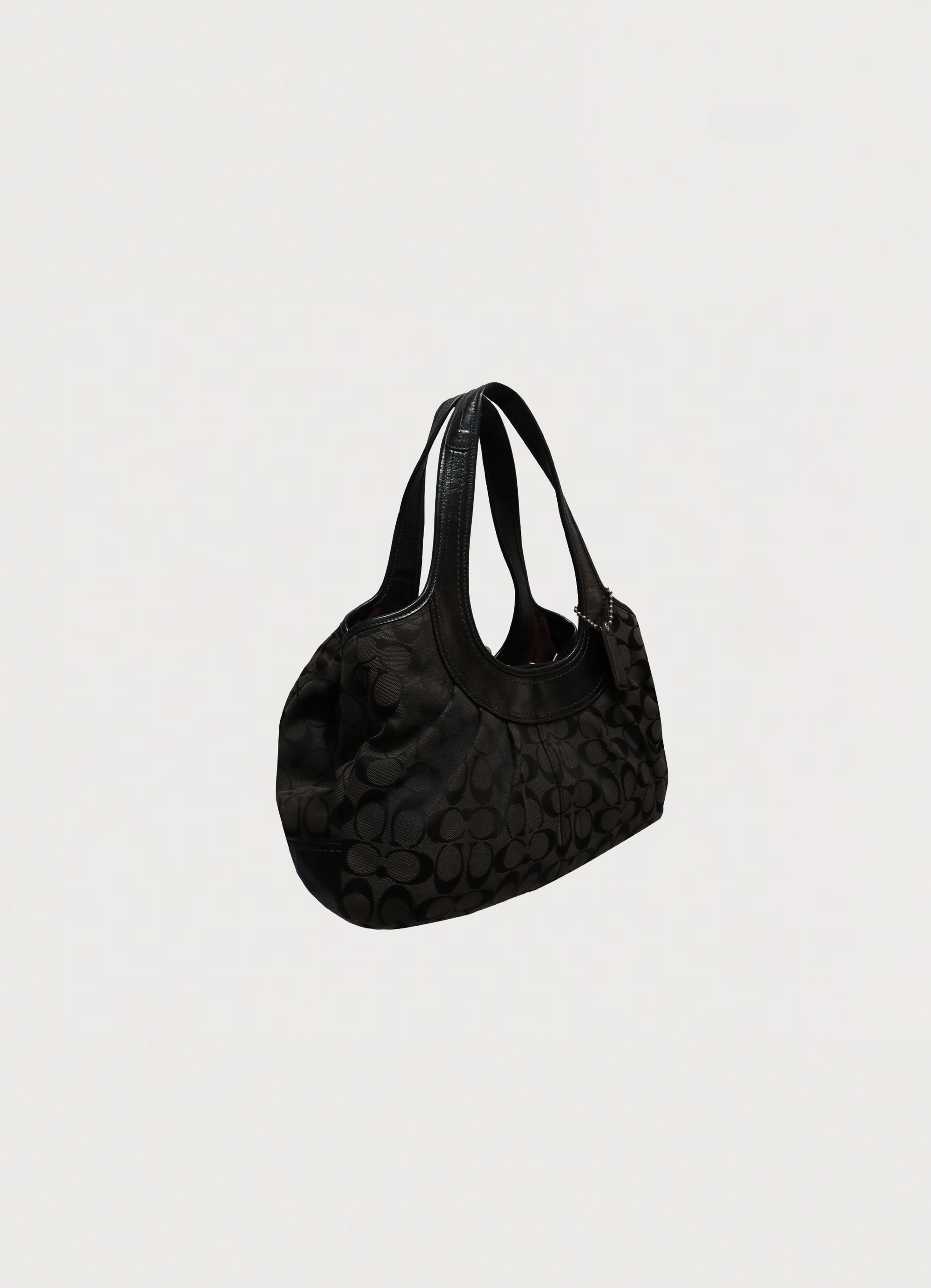 ERGO KISSLOCK PLEATED FRAMED SATCHEL SHOULDER BAG