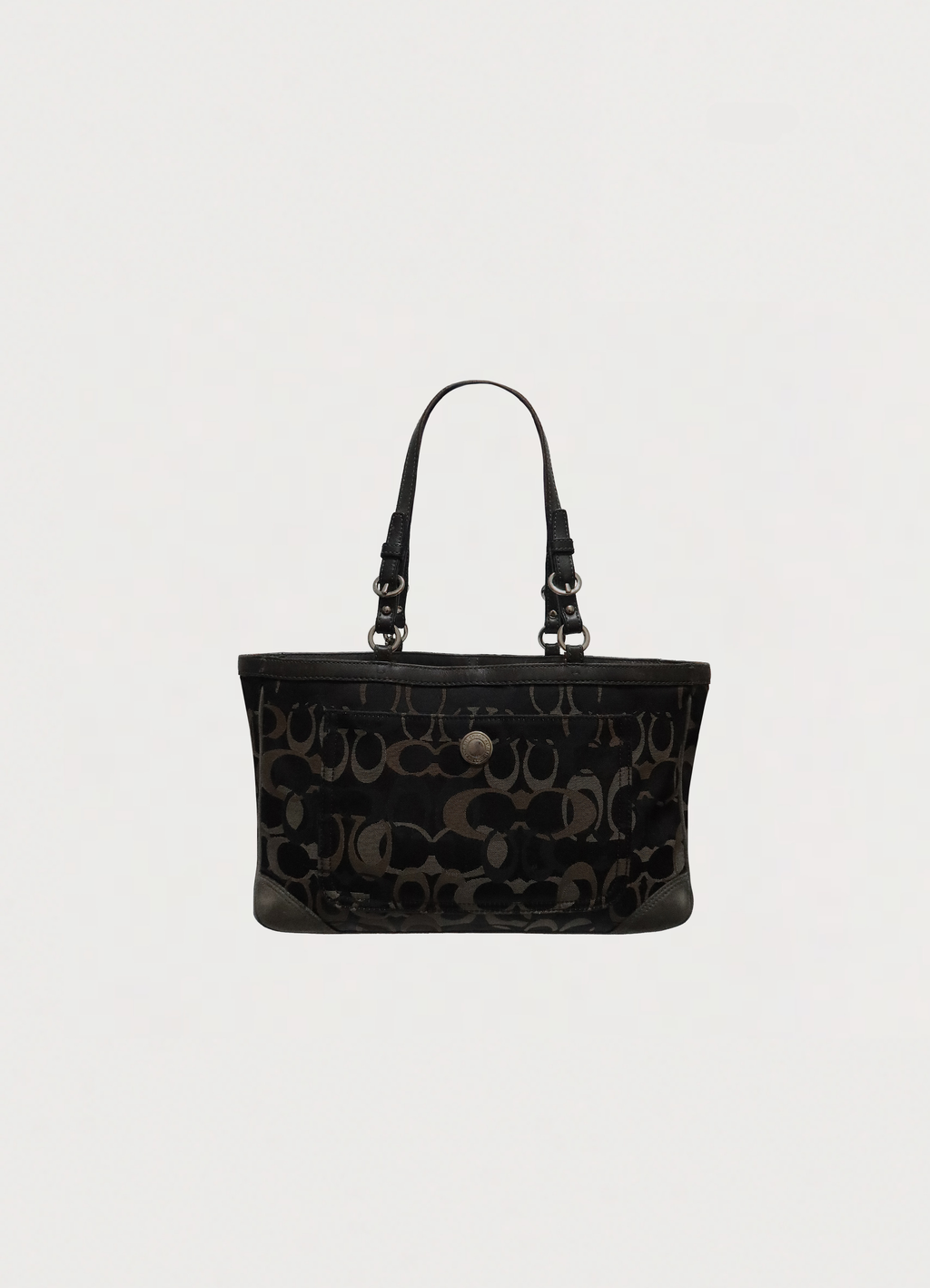 CHELSEA OPTIC SIGNATURE TOTE SHOULDER BAG