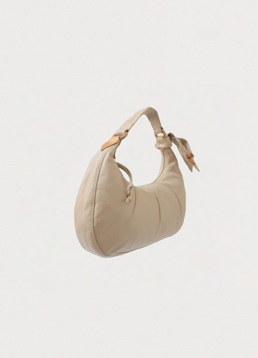 LE PILAGE ROSEAU KNOTTED HOBO BAG