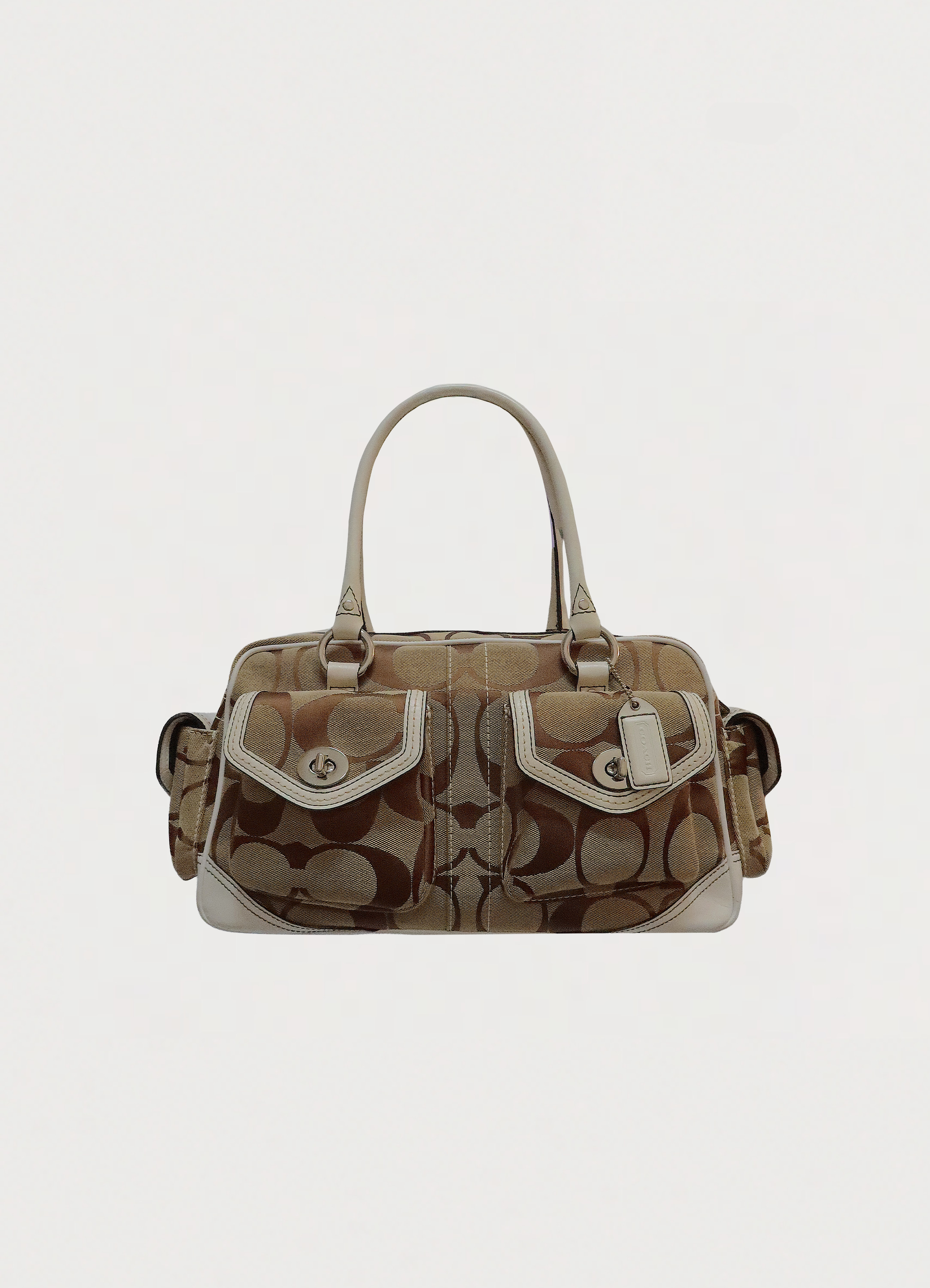 SIGNATURE GALLERY POCKET SATCHEL BAG