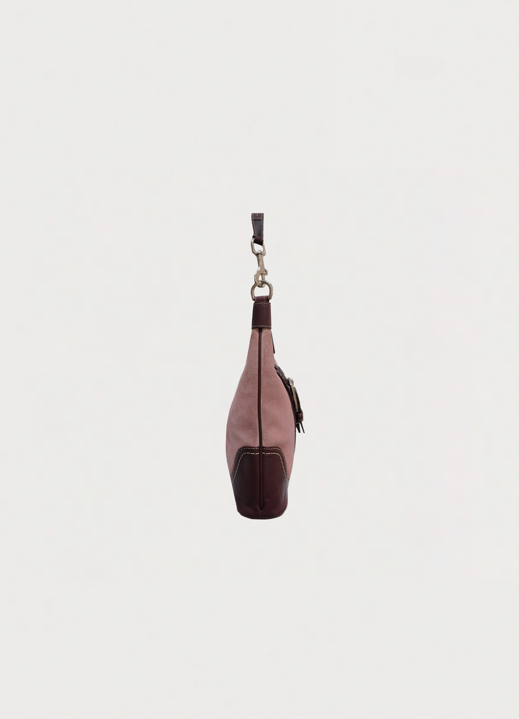 HAMPTONS PATCHWORK BUCKLE SHOULDER BAG