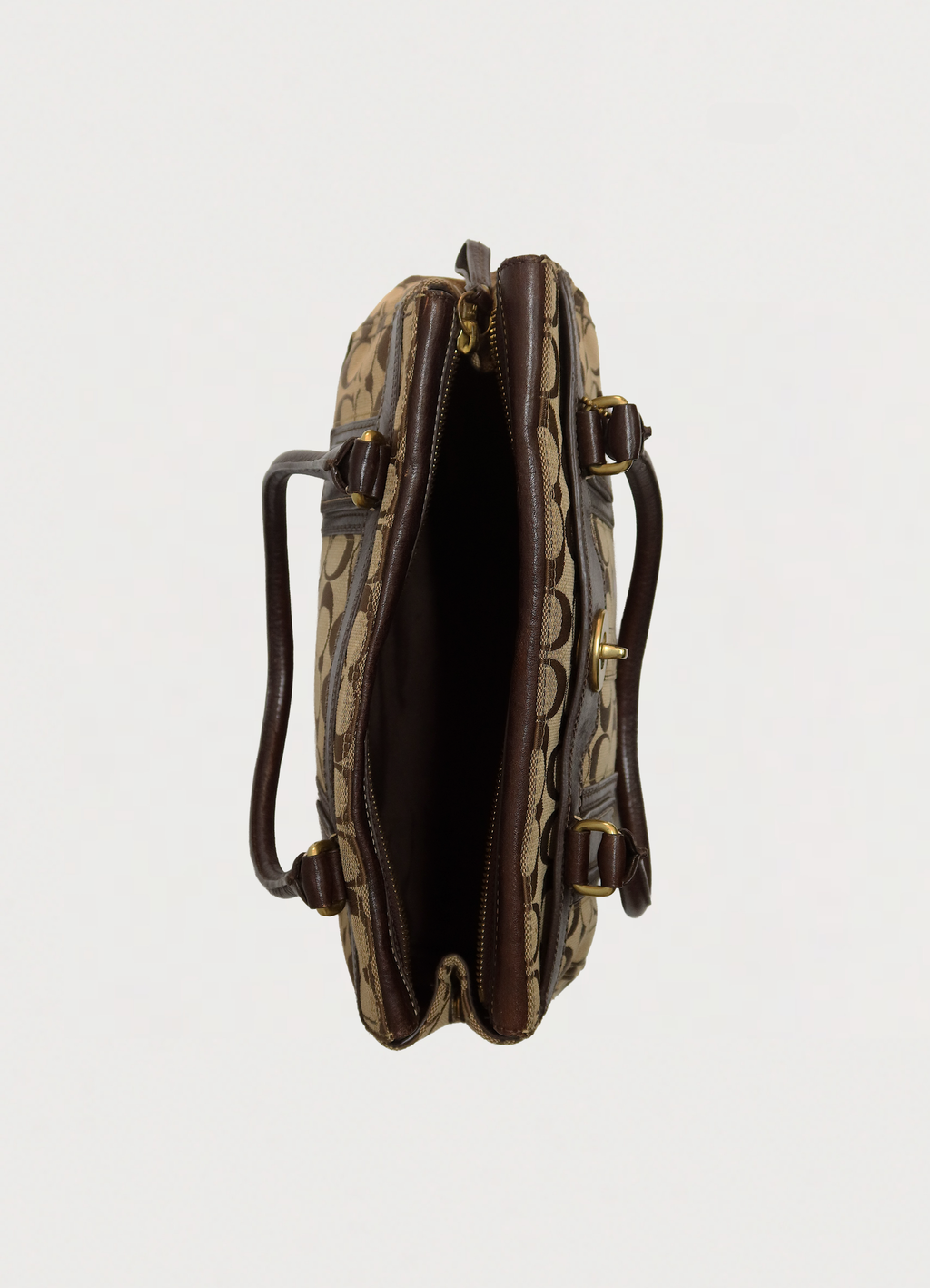 MADELINE SIGNATURE TURNLOCK SHOULDER BAG