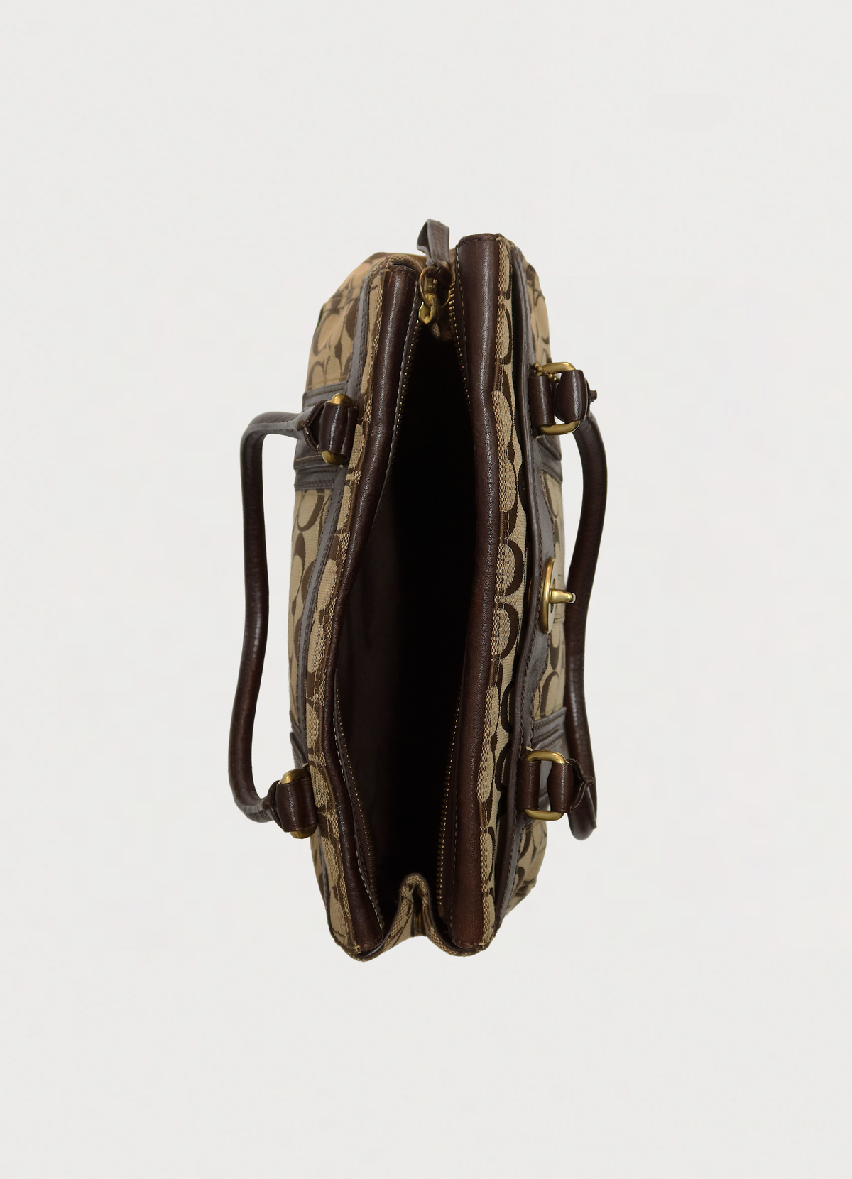 MADELINE SIGNATURE TURNLOCK SHOULDER BAG