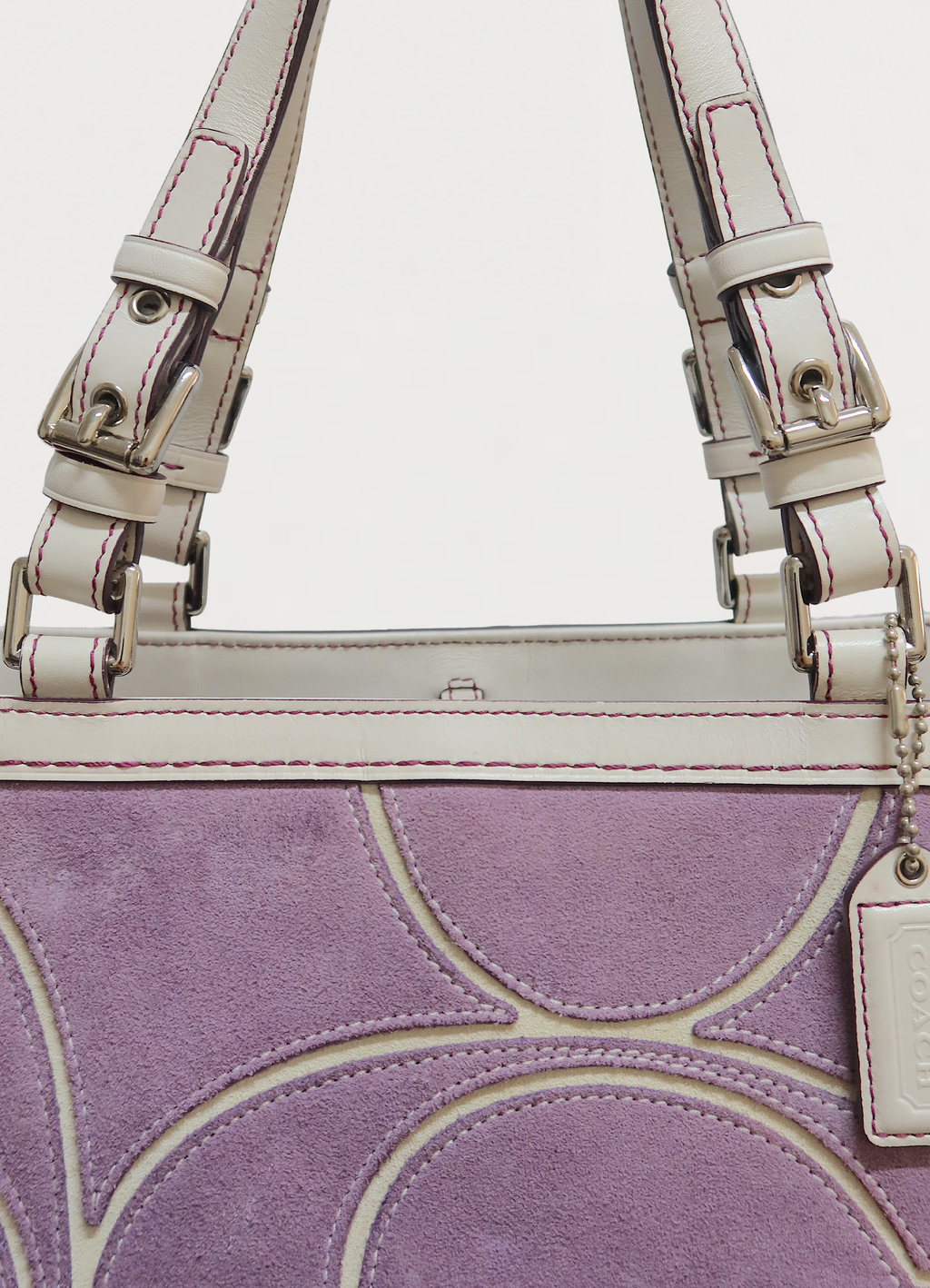 HAMPTON GALLERY SUEDE TOTE BAG