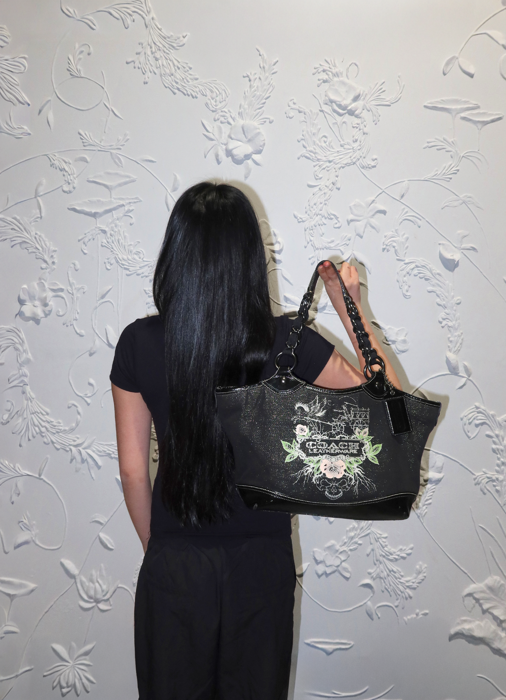 TATTOO PEGASUS TOTE SHOULDER BAG
