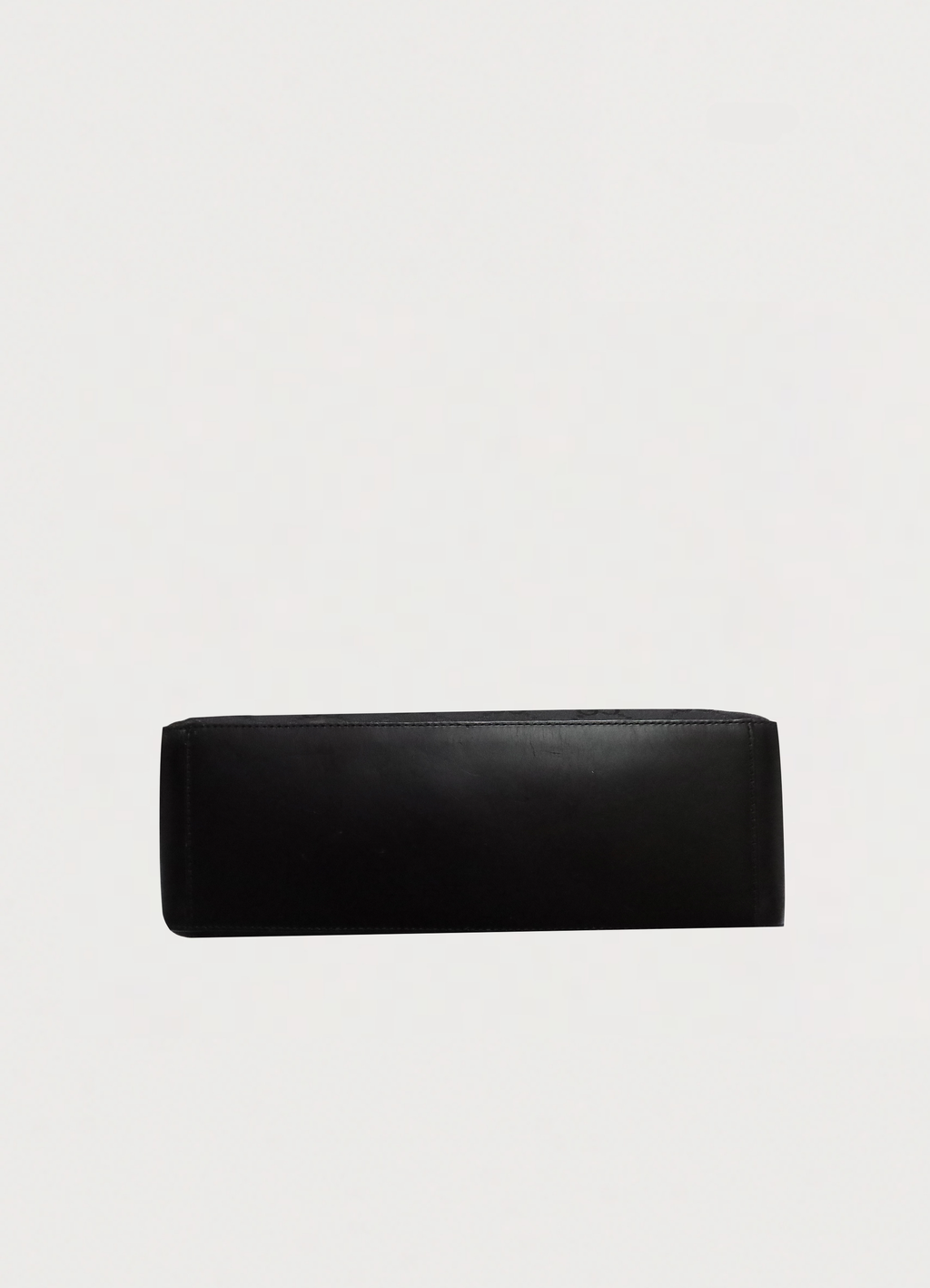 Gucci GG clasp hobo shoulder bag in black monogram canvas base view