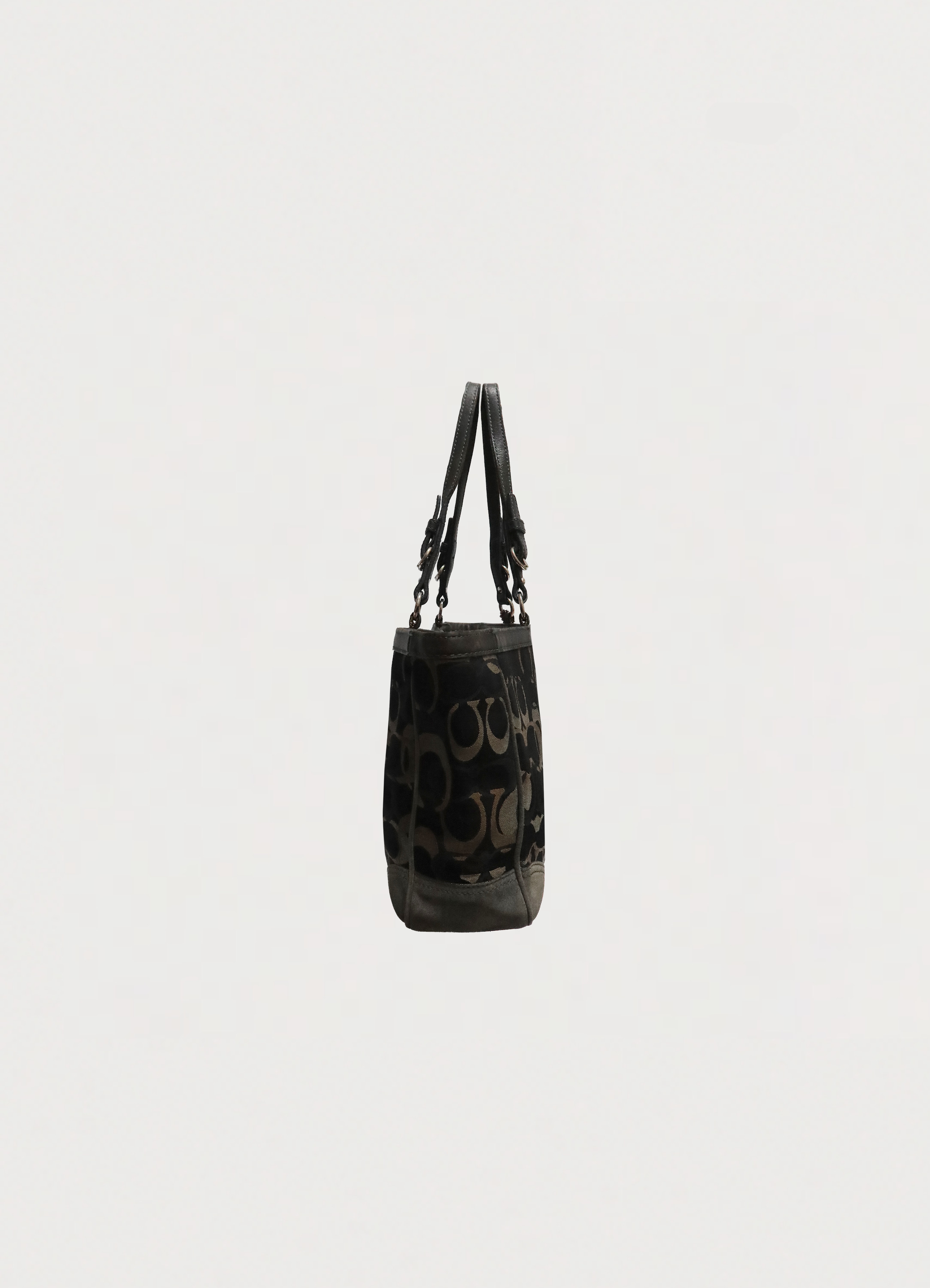 CHELSEA OPTIC SIGNATURE TOTE SHOULDER BAG
