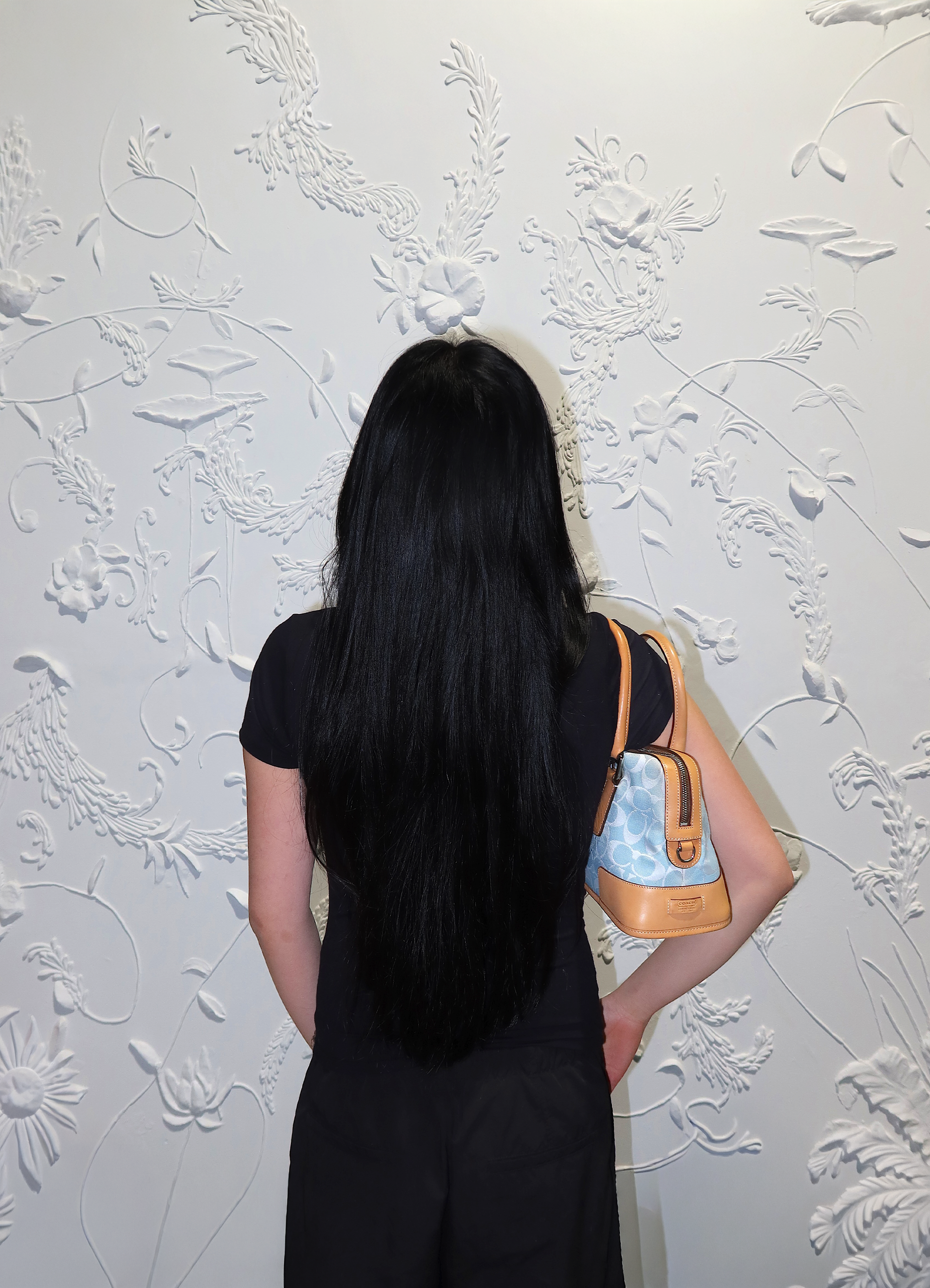 SIGNATURE CANVAS SATCHEL HANDBAG