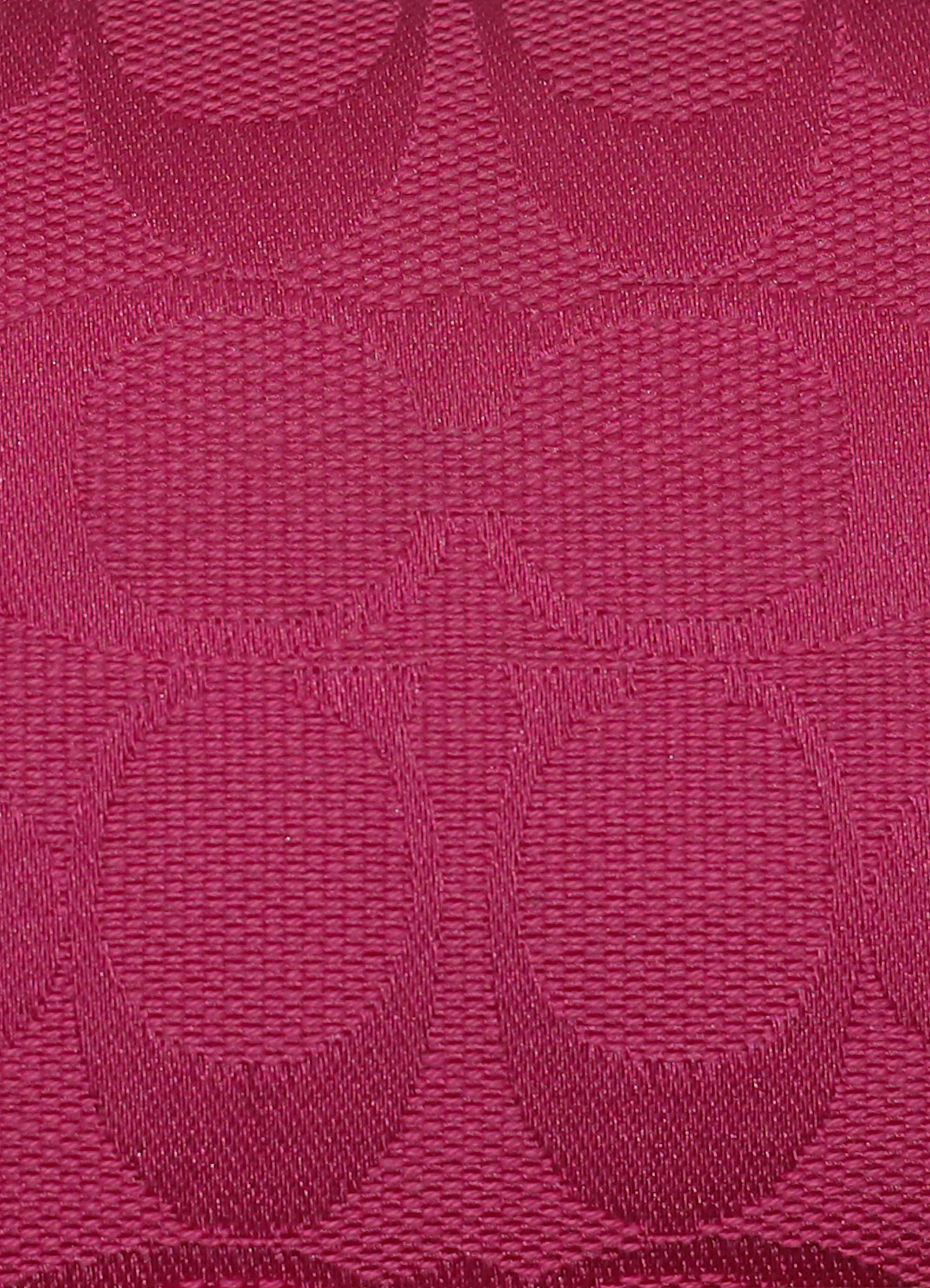 Vintage Coach Demi pochette bag in pink signature canvas with leather trim