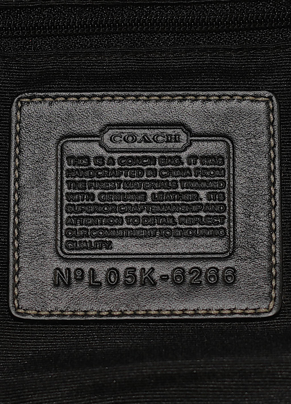 Vintage Coach Soho hobo bag in black signature canvas with leather trim